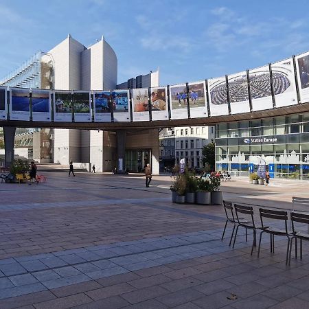 Charming Europarlament Resedence Apartman Brüsszel Kültér fotó